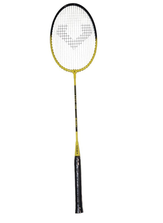 Vinex VTEC 100 Aluminium Badminton Racquet (Pack of 2) | Lightweight & Durable Racket | Ideal for Beginners & Casual Play | Includes 2 Racquet Bags | Yellow & Black - Image 2