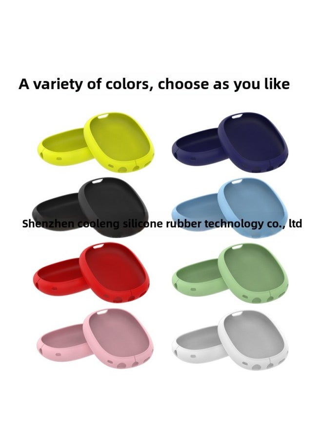 Generic - For Apple Airpods Max Protective Case Headset For Apple Headset Protective Case Silicone Soft Case Three-piece Set-Color:Light Blue Three-piece Set + Opp Bag - Image 1