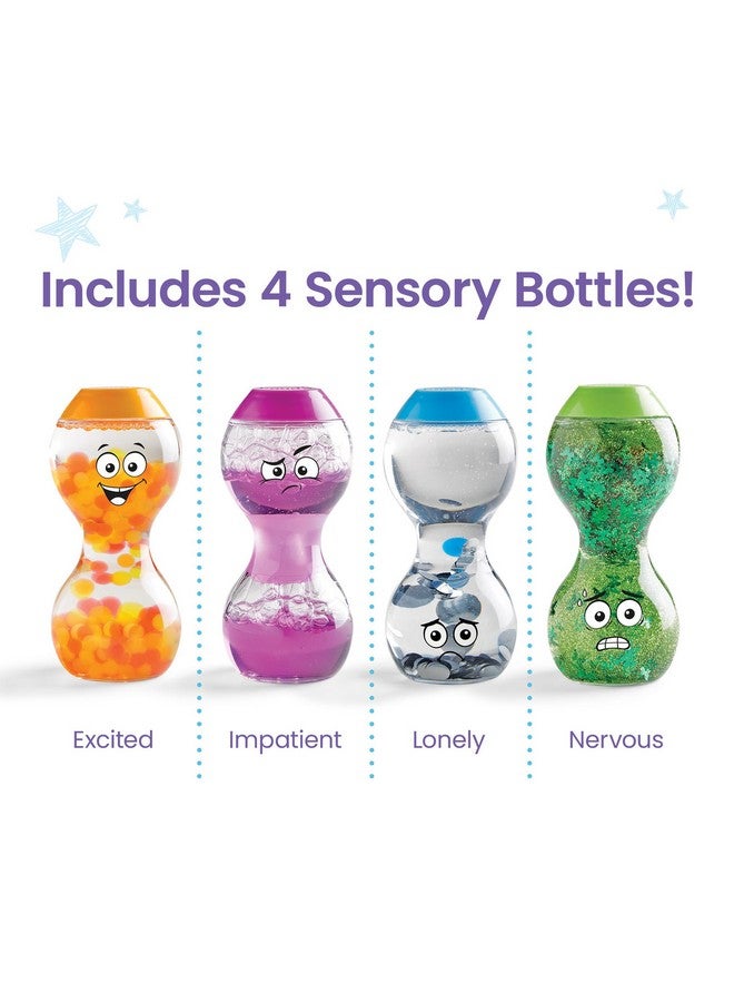 hand2mind hand2mind Express Your Feelings Sensory Bottles- Secondary Emotions, Toddler Sensory Toys, Quiet Fidget Toys, Play Therapy Toys, Calm Down Corner Supplies, Calming Corner, Social Emotional Learning - Image 3