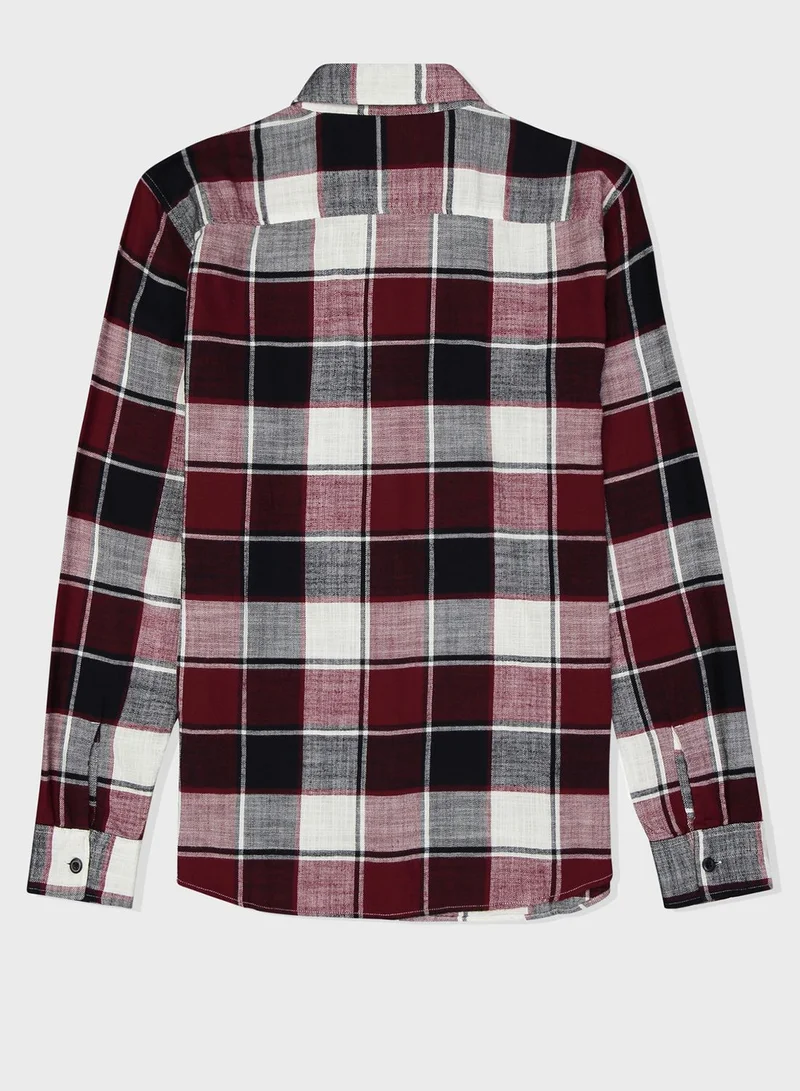 American Eagle Checked Regular Fit Shirt