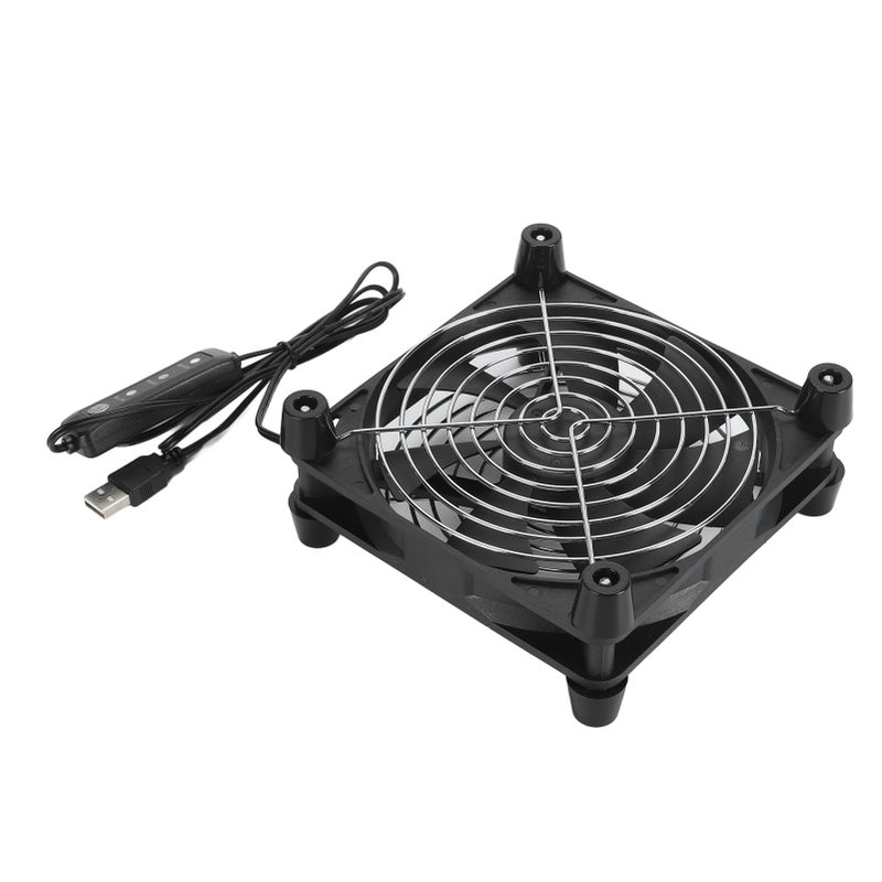 140mm Computer Fan 3 Speed 5V USB Powered 2800RPM Portable Computer Case Cooling Fan for Tablet TV Receiver Router DVR - Image 4