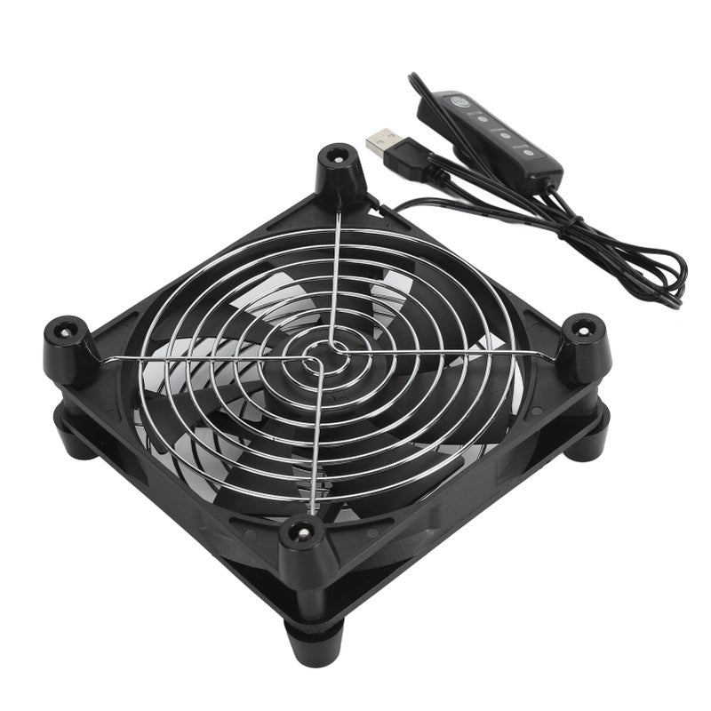 140mm Computer Fan 3 Speed 5V USB Powered 2800RPM Portable Computer Case Cooling Fan for Tablet TV Receiver Router DVR - Image 3