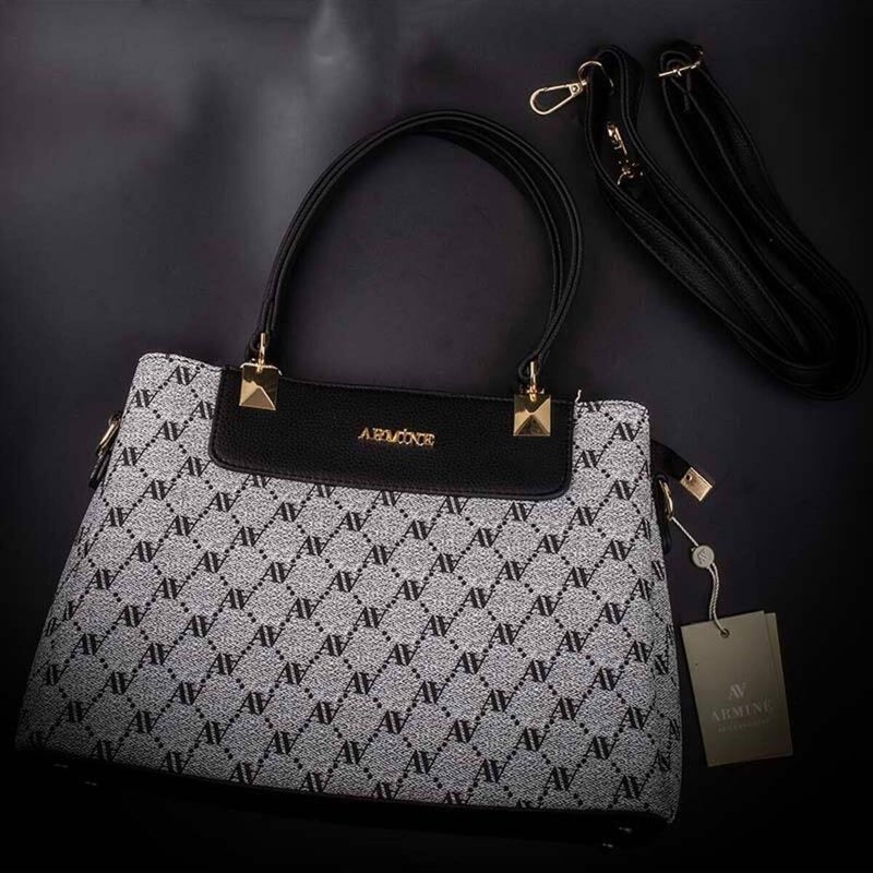 Armine 206 Women's Bag Gray Dotted  - Image 1
