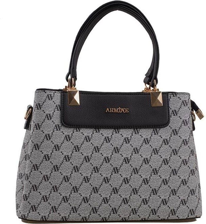 Armine 206 Women's Bag Gray Dotted  - Image 2