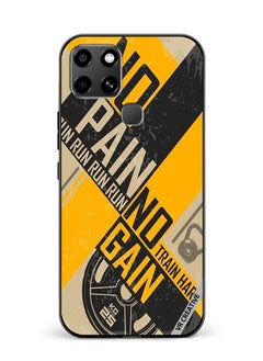 Protective Case Cover For Infinix Smart 6 No Pain No Gain Design Multicolour