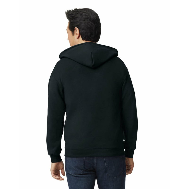 Gildan UGP Campus Apparel Gildan mens Fleece Zip Hooded Sweatshirt, Style G18600 Shirt, Black, 3X-Large US - Image 4