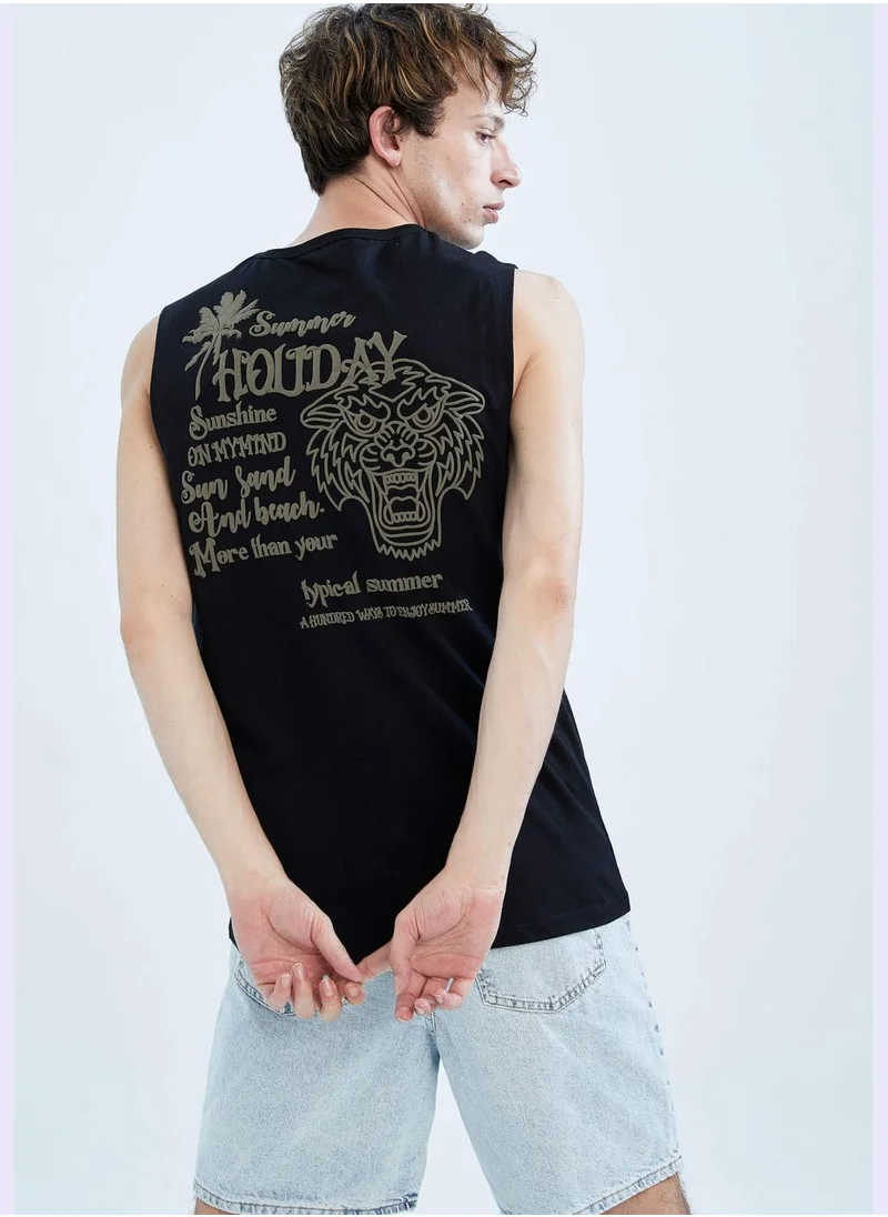 DeFacto Regular Fit Vest Top with Print