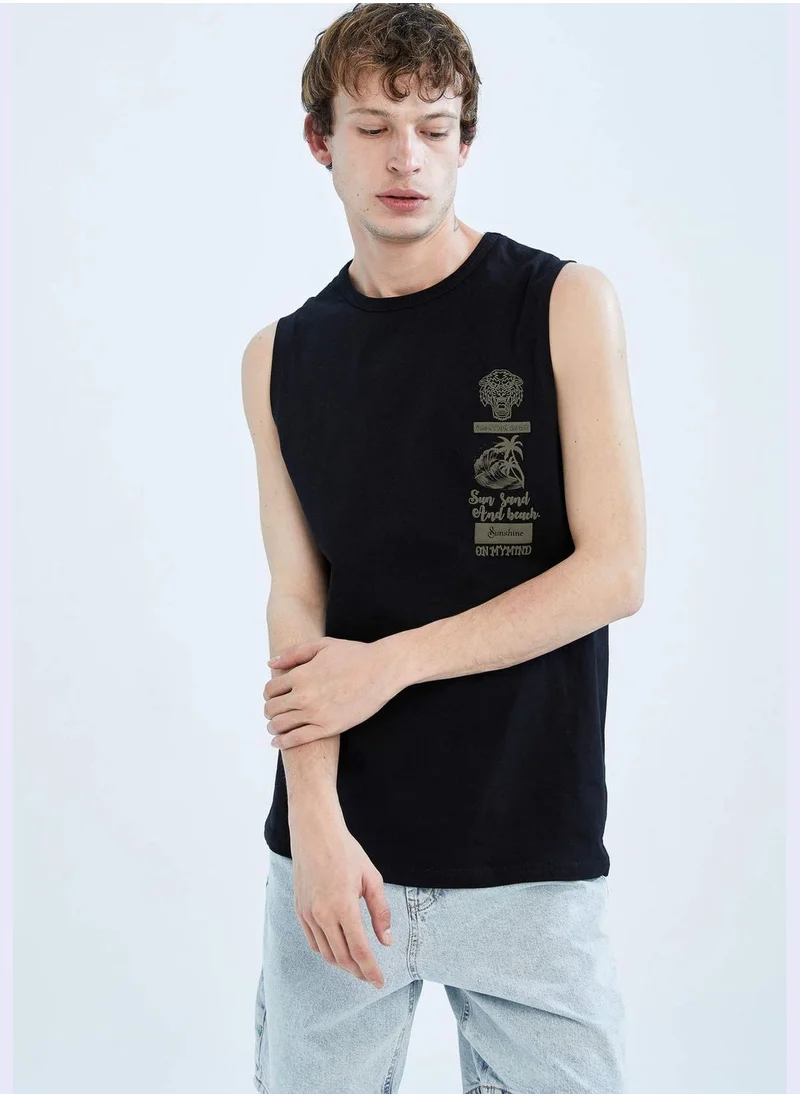 DeFacto Regular Fit Vest Top with Print