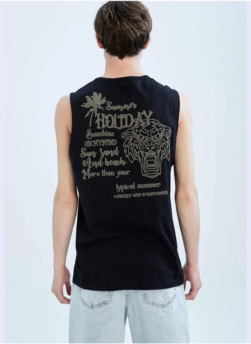 DeFacto Regular Fit Vest Top with Print