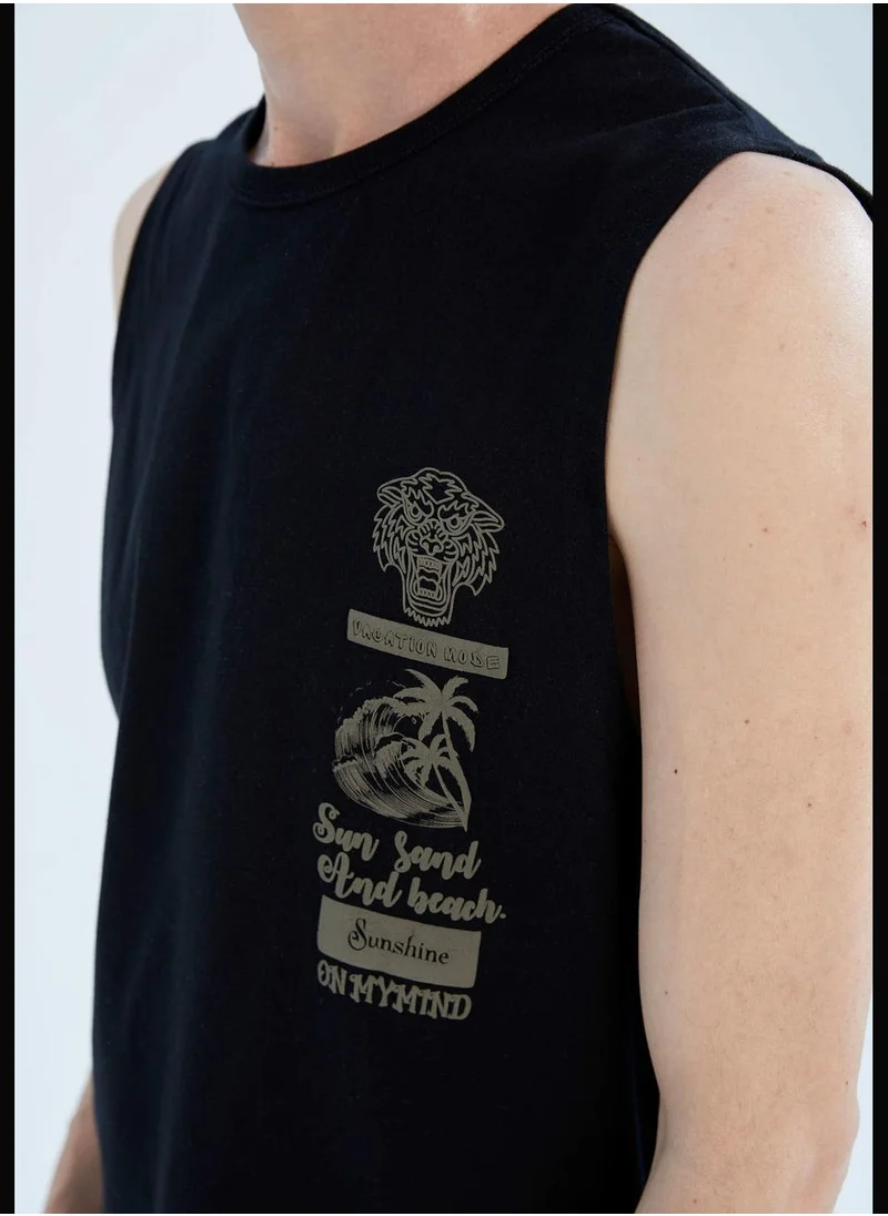 DeFacto Regular Fit Vest Top with Print