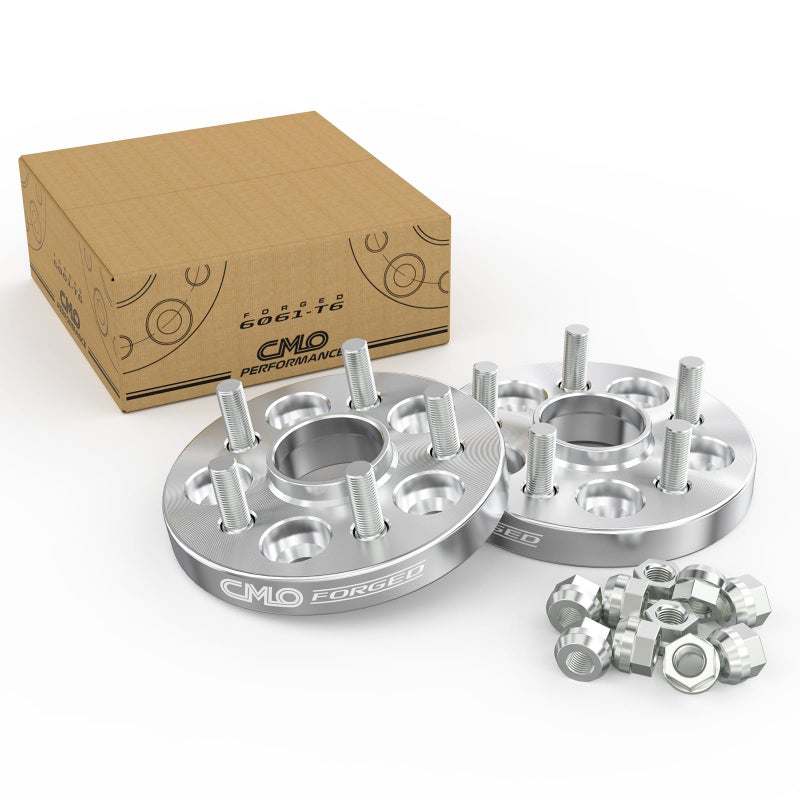 Customadeonly 2pc 20mm Hub Centric Wheel Spacers Adapters 5x108 671 to 634 Change Center BORE Compatible for Volvo w 671 Bore to Use Wheels in 634mm Bore