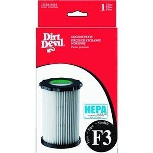 Dirt Devil Vacuum Filter for Breeze, Jaguar, and Featherlite Vacs, Type F3, Hepa Filtration, Part # 3250425001, Vacuum Filters Replacement - Image 3