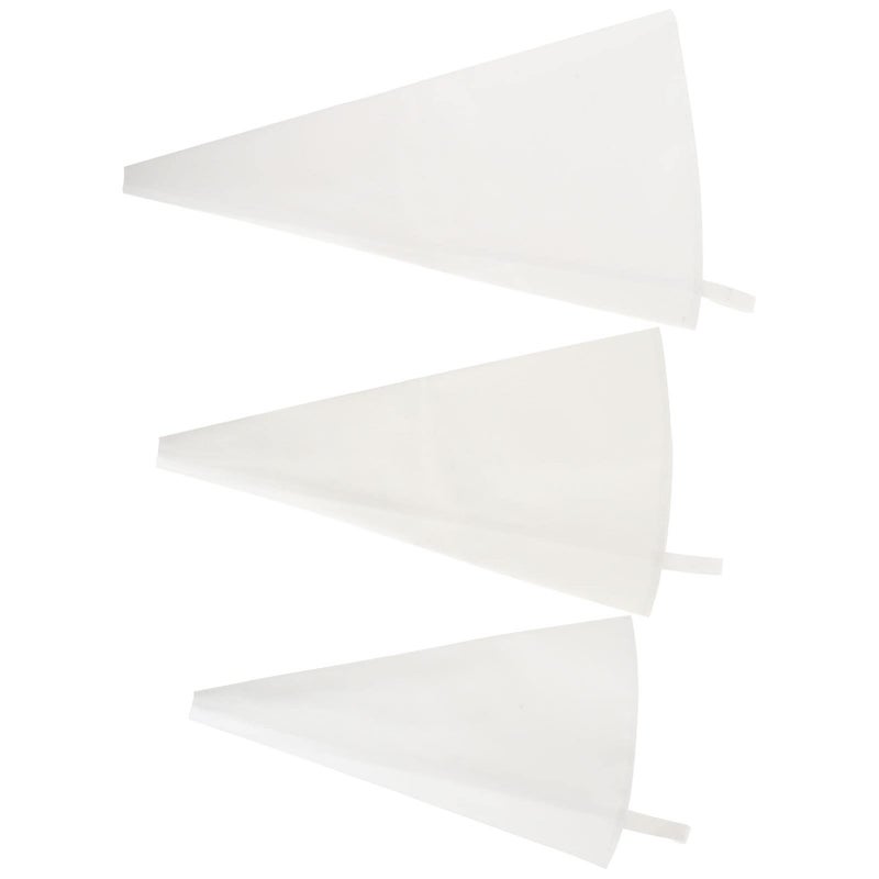3 Pcs Reusable Cotton Piping Bags Set For Cake Decorating Pastry Bakery Easy To Clean - Image 2