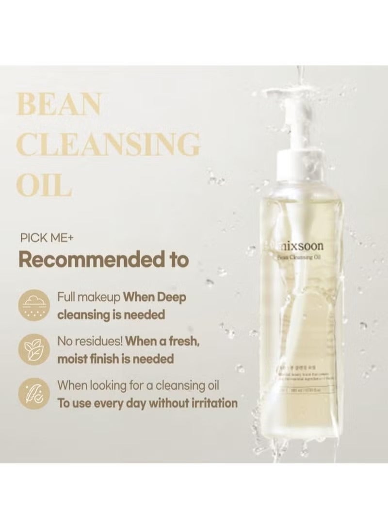 mixsoon Bean Cleansing Oil 6.59 fl oz / 195ml Korea Glass Skin Care - Image 3