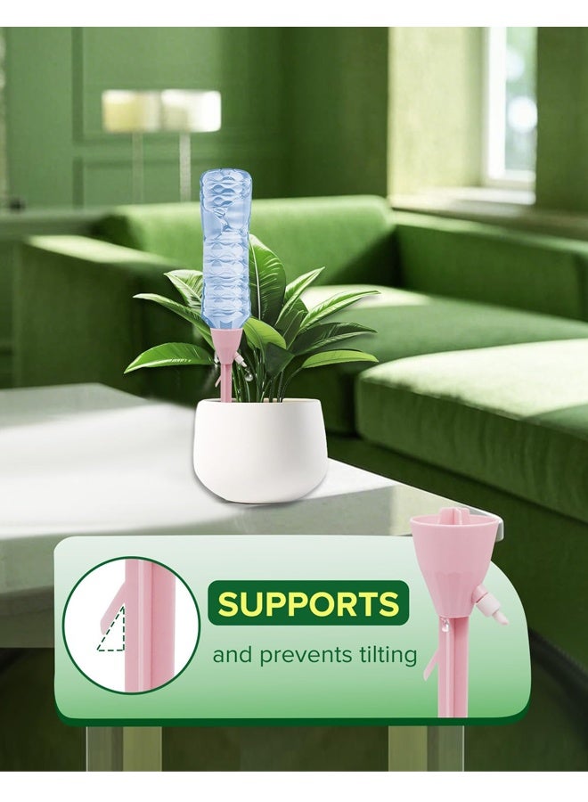 3 Pcs Plant Watering Devices, Plastic Auto-Water Irrigation System for Indoor & Outdoor Plants Flowers Vegetable - Image 4