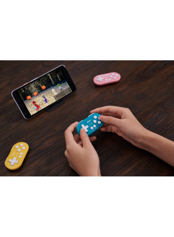 8Bitdo جهاز تحكم 8Bitdo زيرو 2 ميني بلوتوث لجهاز سويتش ويندوز أندرويد ماك أو إس ستيم راسبيري باي (تركواز) - Image 2