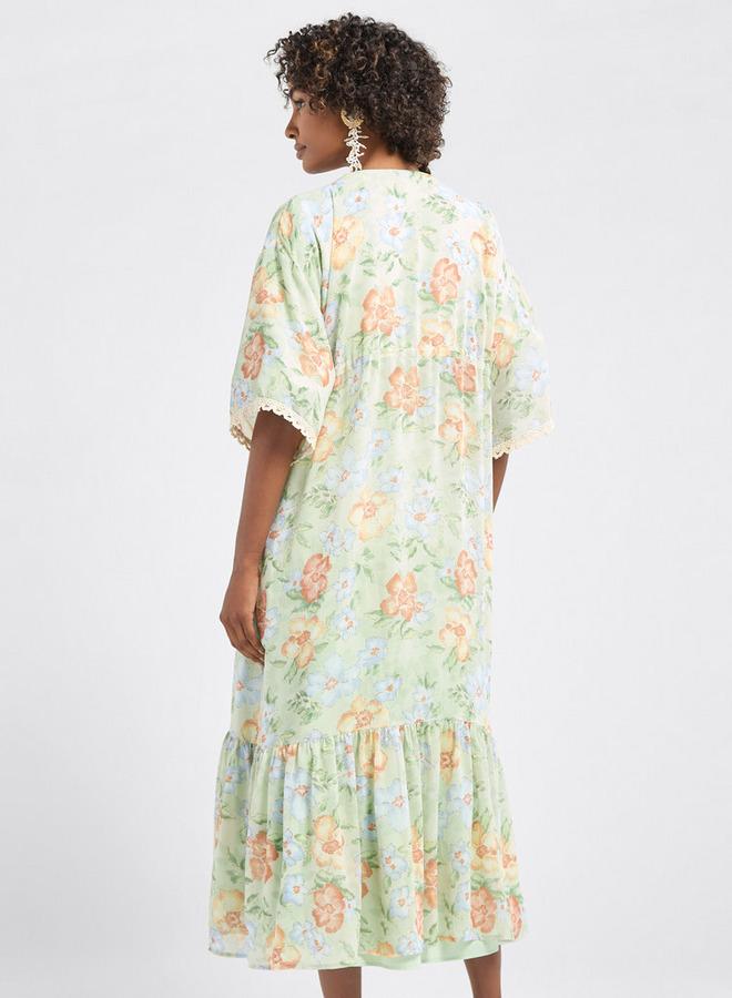 Splash FAV Floral Print Maxi Dress - Image 3