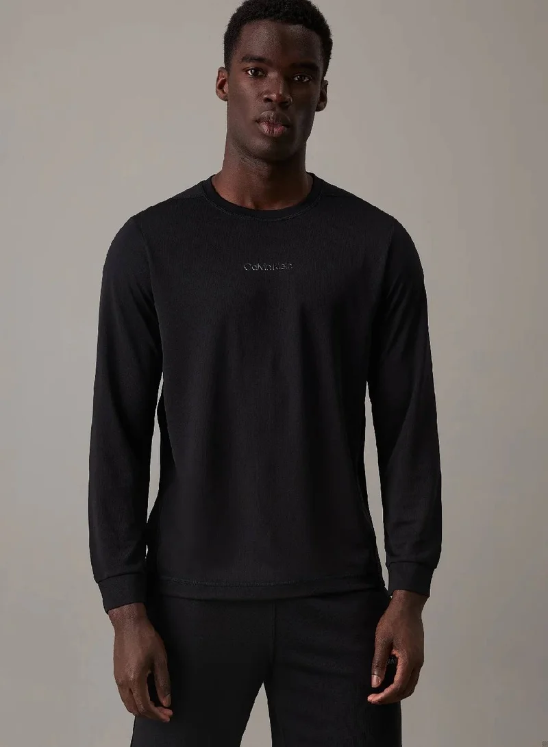 CALVIN KLEIN Long Sleeve Gym T-shirt
