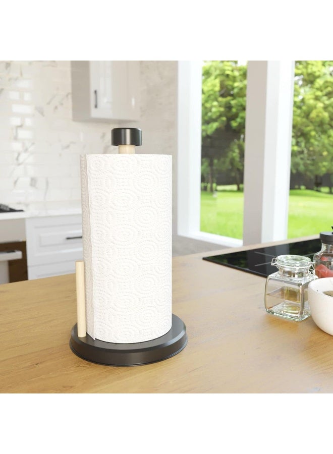 Orchid Seowood Wooden Paper Towel Holder  - Image 1