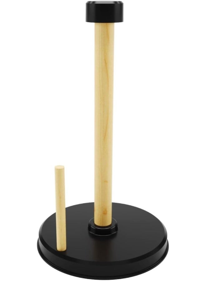 Orchid Seowood Wooden Paper Towel Holder  - Image 2