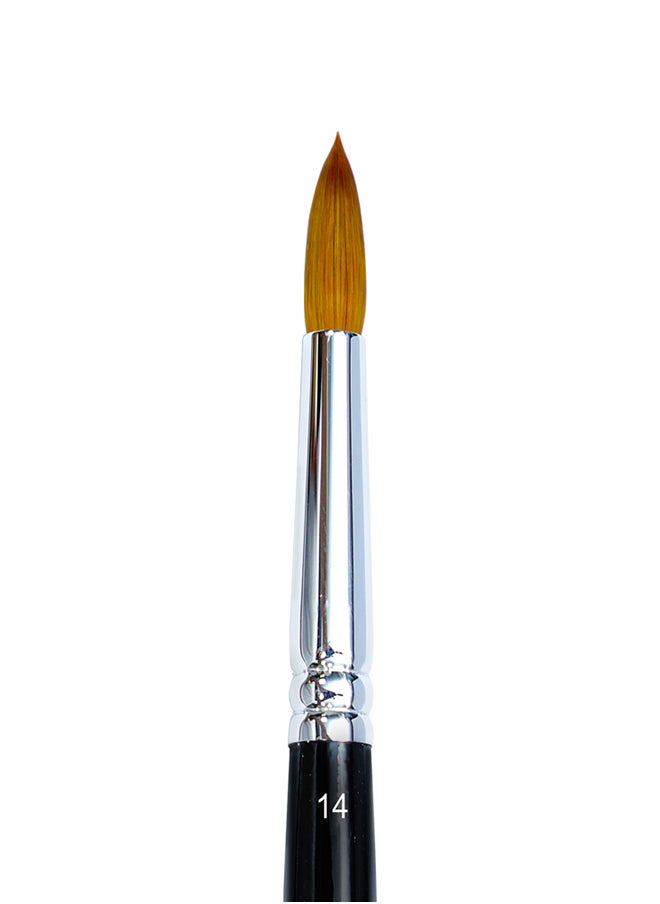 brunson Kolinsky Acrylic Nails Extension And 3D Nail Carving Brush #14 BABB14  - Image 2