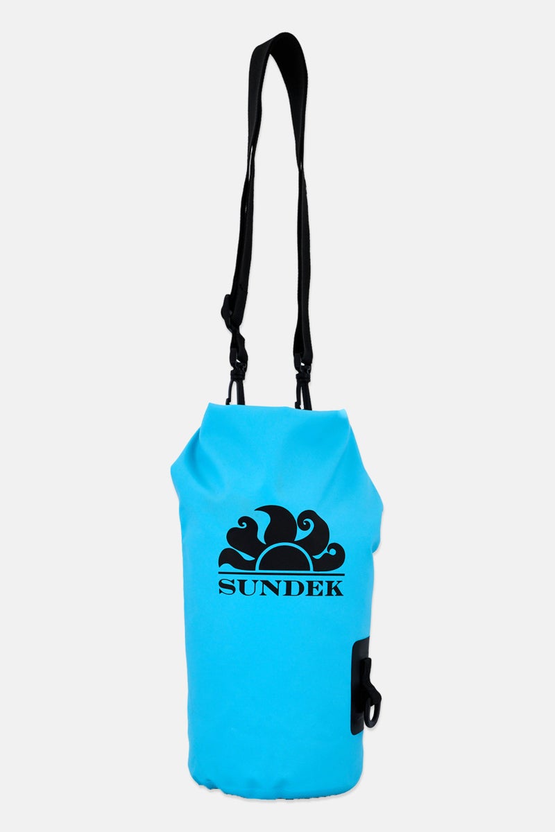 Sundek Men Brand Logo Tube Bag, Turquoise - Image 1