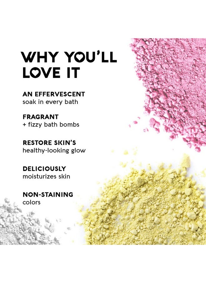 Nature's Beauty Nature's Beauty Oatmeal Fragrance-Free Bath Bomb Multi-Pack - Natural Hand Crafted, Non-Staining, Luxury Fizzy Spa Bomb, Sooth Dry + Itchy Skin Made w/Almond + Coconut Oil, 4.6 oz (4 Pack)  - Image 4