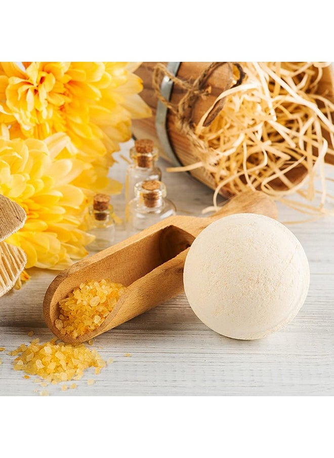 Nature's Beauty Nature's Beauty Oatmeal Fragrance-Free Bath Bomb Multi-Pack - Natural Hand Crafted, Non-Staining, Luxury Fizzy Spa Bomb, Sooth Dry + Itchy Skin Made w/Almond + Coconut Oil, 4.6 oz (4 Pack)  - Image 5