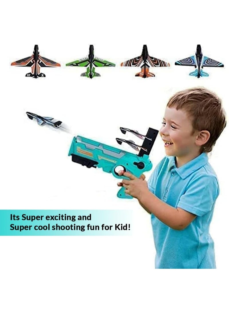 ST ZONE Flying Airplane Launcher Toy with Foam Planes, Air Battle Gun Shooting Game for Kids, Outdoor Ejector Plane Toy Gift for Boys & Girls - Image 5