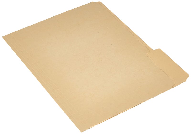 Pendaflex Earthwise by Pendaflex 74520 Recycled Paper File Folder, 1/3 Cut, Ltr, Manila (Box of 100) - Image 2