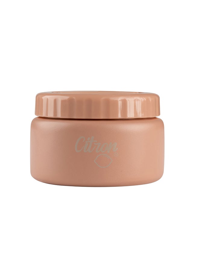Citron برطمان طعام SS سعة 250 مل وردي فاتح  - Image 1