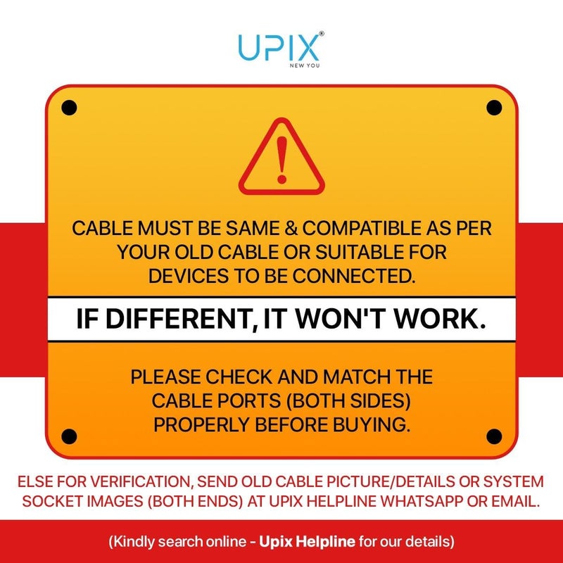 Upix Digital Optical Fiber Audio Cable 1.3 Meters (4.3 Feet), Transmission Bandwidth up to 250Mb/s - Image 5