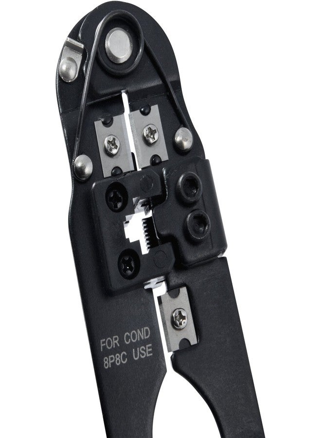 Delcast CP-8A RJ-45 Crimping Pliers, Crimp, Cut and Strip Tool - Image 2