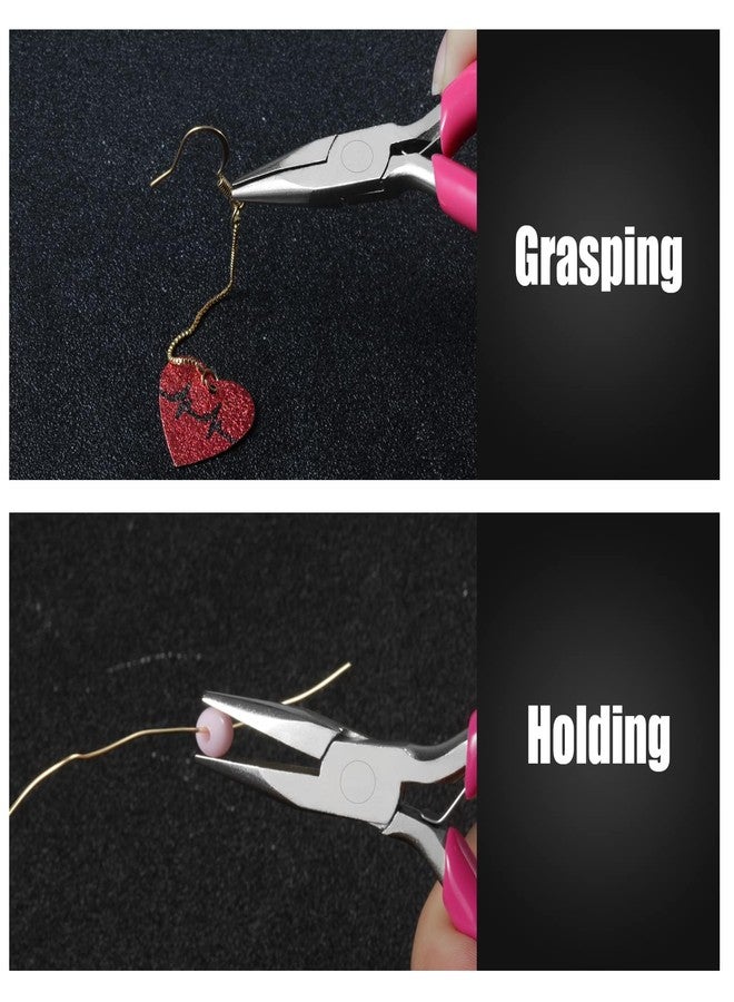 LEONTOOL Mini Long Nose Pliers - 3 Inch Chain Nose Pliers for Jewelry Making, Bending, Clamping, Winding - Image 3