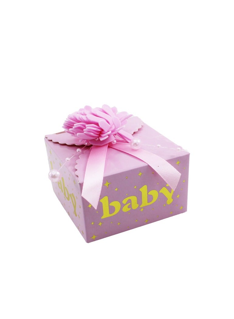 PARTY FUN Sweet Treats Candy Gift Boxes 12 Pieces of Delightful Pink Elegance - Image 1