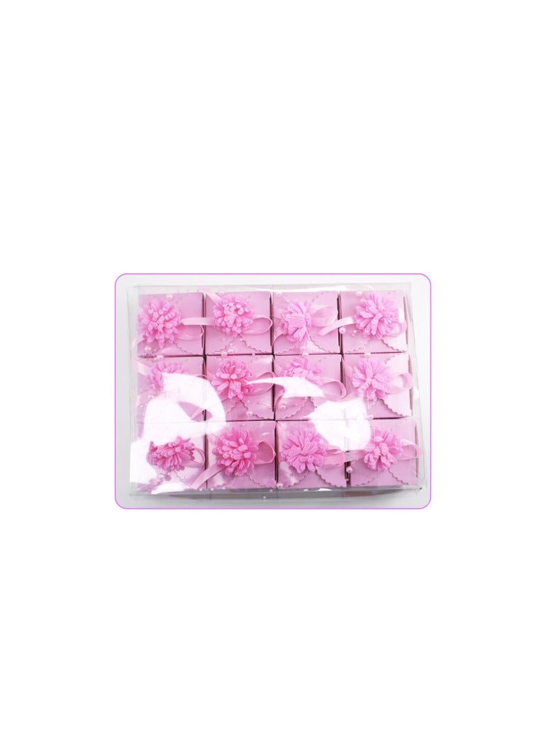 PARTY FUN Sweet Treats Candy Gift Boxes 12 Pieces of Delightful Pink Elegance - Image 2