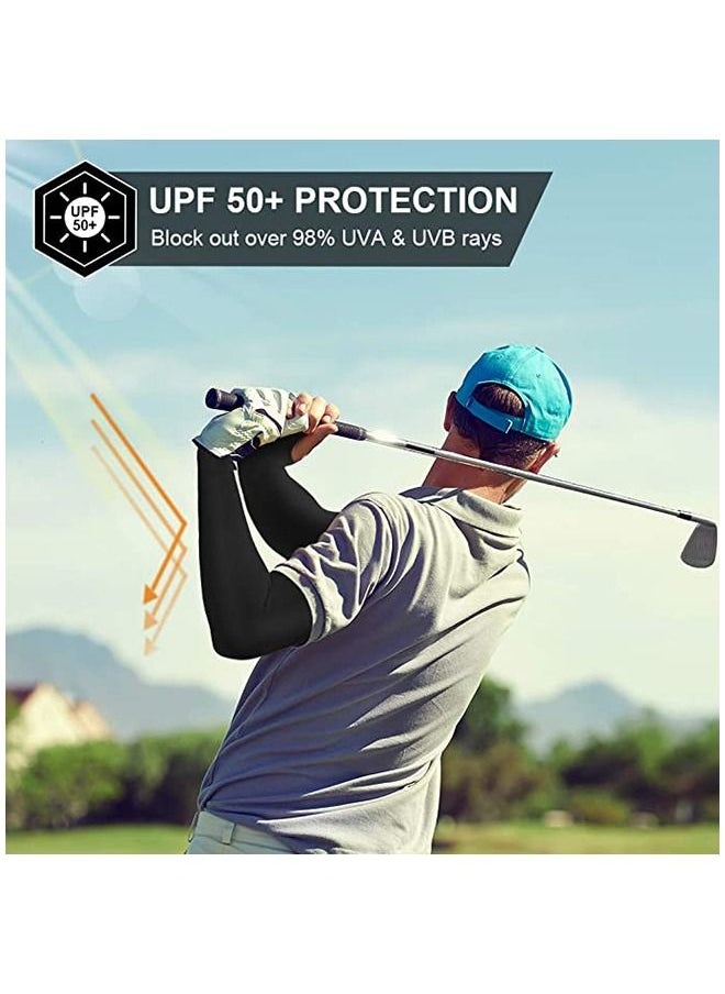 Umiwin Pair of Long Gloves Scar Covering Arm Sleeve Ice Silk Sunscreen Arm Sleeve Sunscreen UV Protection  - Image 4