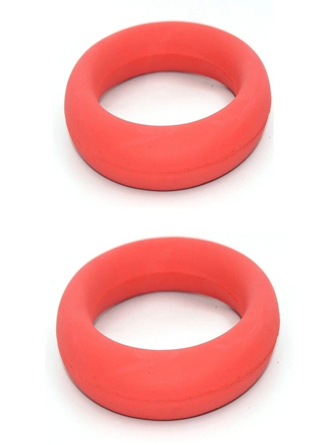 X RON XRON Tennikoit Ring | 6.5 Inches Diameter| Tennis Ring| Rubber Frisbee,Red Colour(Pack of 2) - Image 2