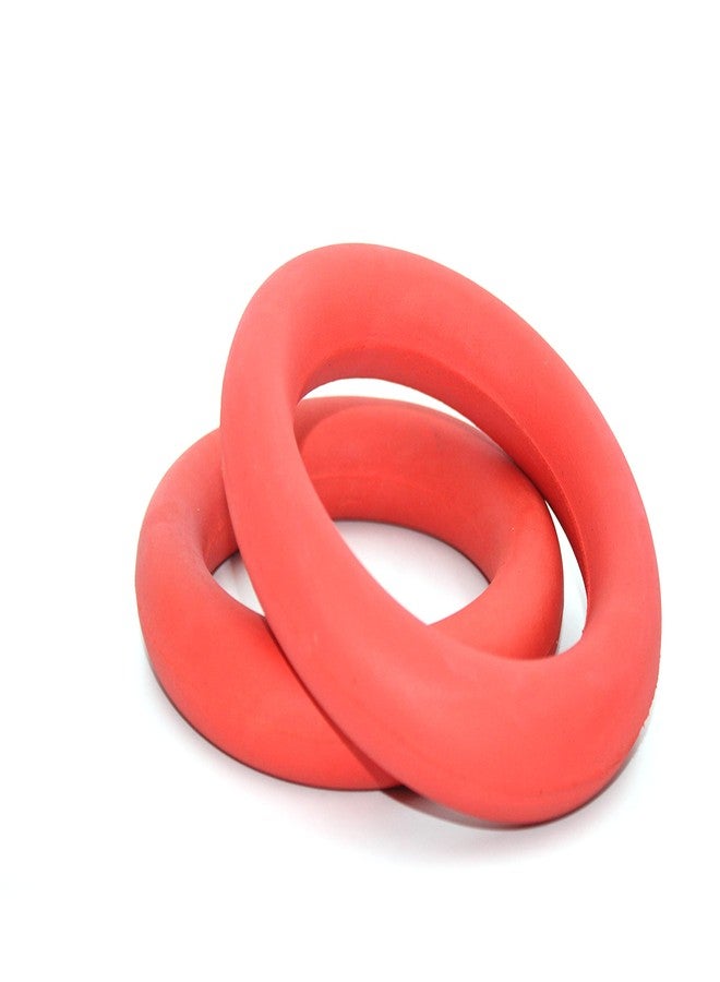 X RON XRON Tennikoit Ring | 6.5 Inches Diameter| Tennis Ring| Rubber Frisbee,Red Colour(Pack of 2) - Image 4