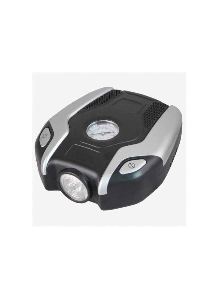 ضاغط هواء  محمول منفاخ اطارات السيارة 12 فولت مع ضوء LED - Image 1