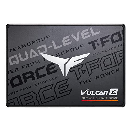 TEAMGROUP T-Force Vulcan Z 4TB SLC Cache 3D NAND QLC 2.5 Inch SATA III Internal Solid State Drive SSD (R/W Speed up to 550/470 MB/s) T253TY004T0C101 - Image 1