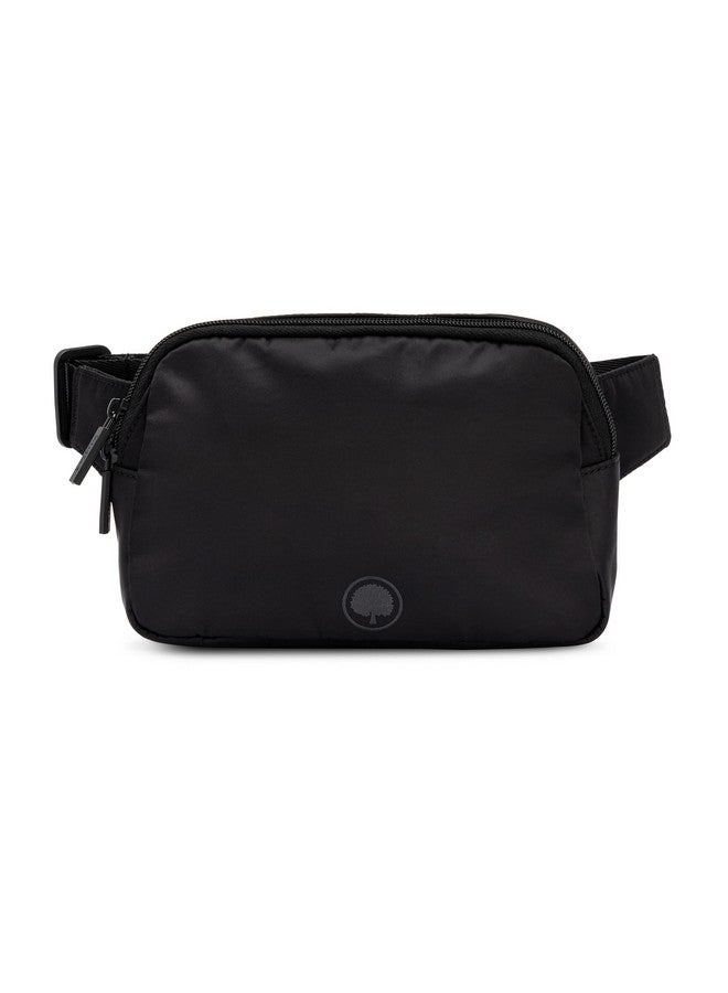 Parker Baby Co. Parker Baby Diaper Belt Bag - Portable Fanny Pack Diaper Bag, Crossbody Bag for Moms - "Birch Belt Bag" - Black  - Image 1
