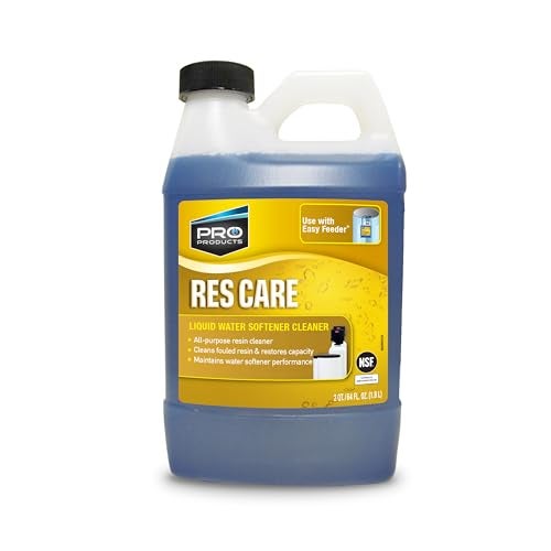 Pro Products Res Care Liquid Water Softener Cleaner, Universal Cleanser for Hardwater Systems, Unscented, 64 oz - Image 1