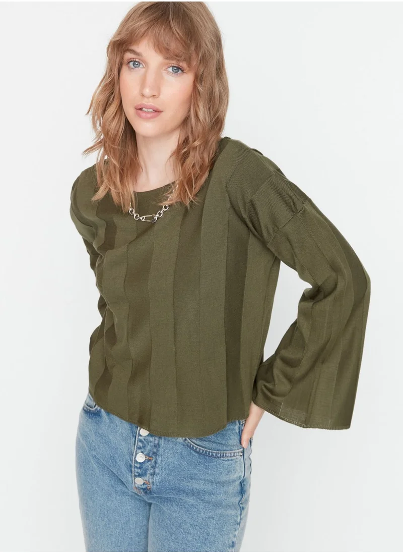 trendyol Flute Sleeve Sweater