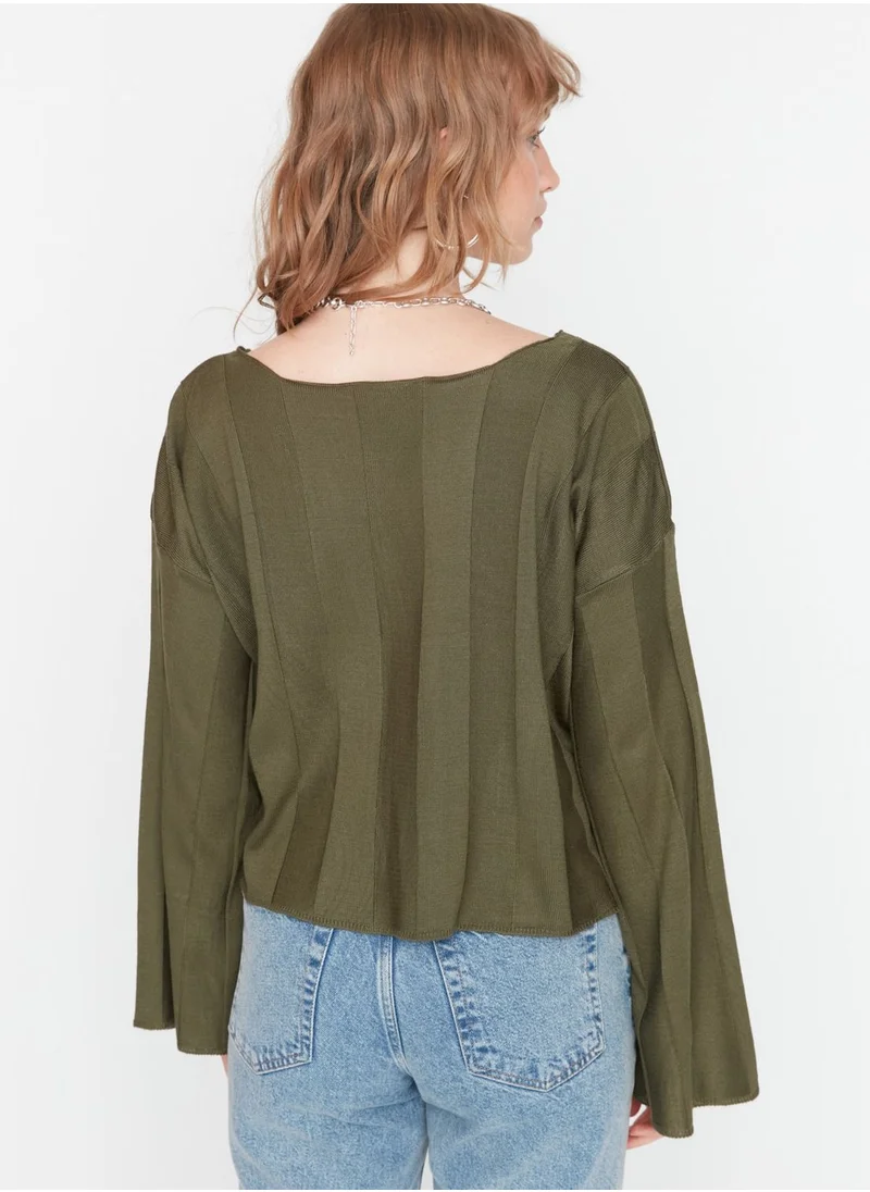 trendyol Flute Sleeve Sweater