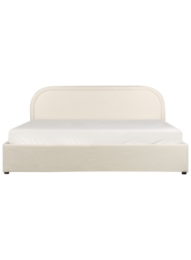 Bed and Mattress Home Ember Enclave Upholstered Premium Queen Size ( Mattress Size 160 X 200 CM ) Beige Color Bed Size 212 L X  168 W ( Mattress Sold Separately ) - Image 3