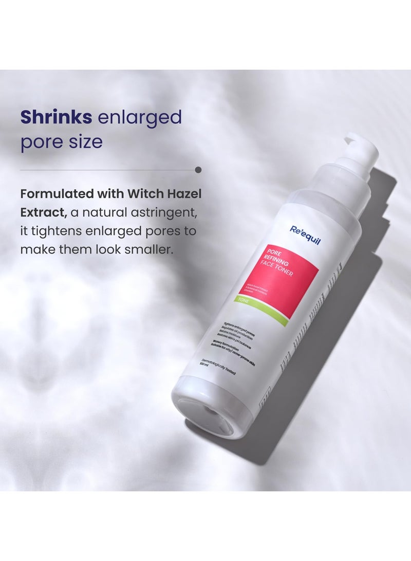 RE' EQUIL Pore Refining Face Toner | Tightens Enlarged Pores | Regulates Oil Production | Retains Moisture & Ph Balance | Toner For Oily And Acne Prone Skin |100 Ml - Image 3
