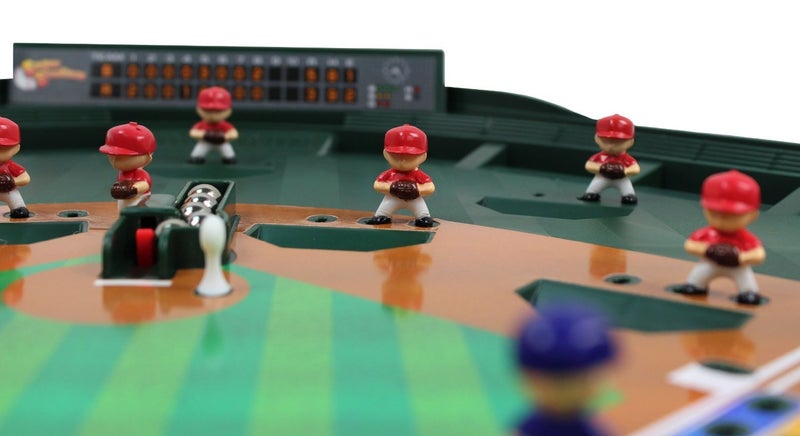 Game Zone Super Stadium Baseball Game - Realistic Tabletop Baseball Game for 2 Players Ages 6+ - Image 2