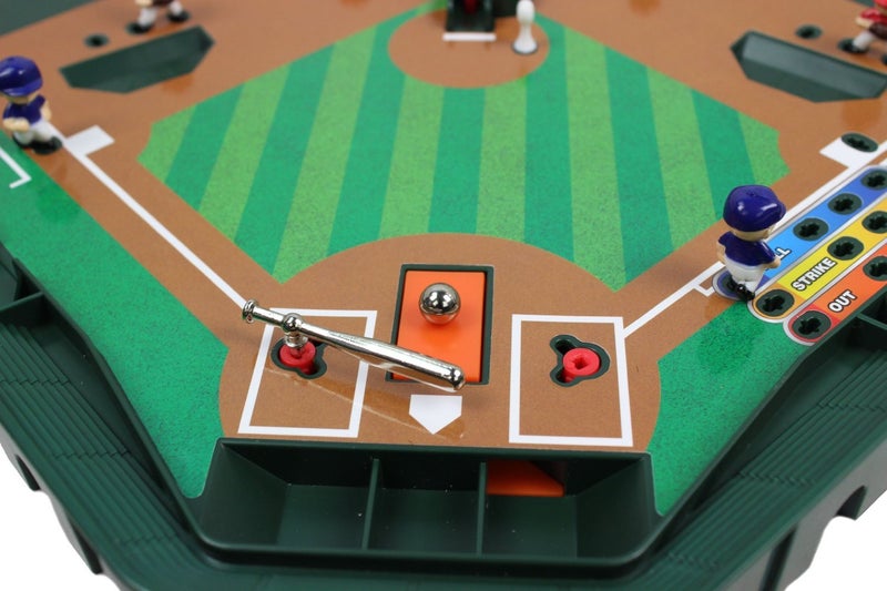 Game Zone Super Stadium Baseball Game - Realistic Tabletop Baseball Game for 2 Players Ages 6+ - Image 4