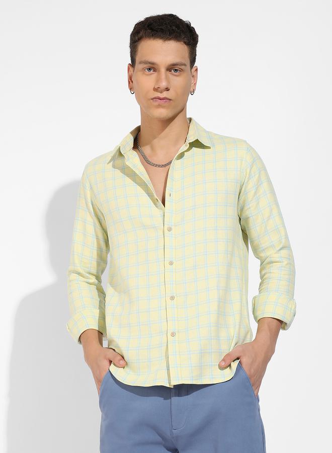Campus Sutra Campus Sutra Tartan Plaid Button Down Shirt  - Image 1